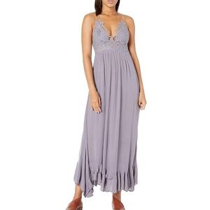 Free People Adella Maxi Dress in lavender